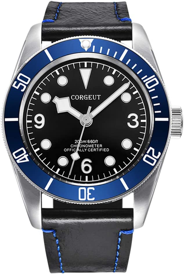 Corgeut Watch Diver Automatic Blue