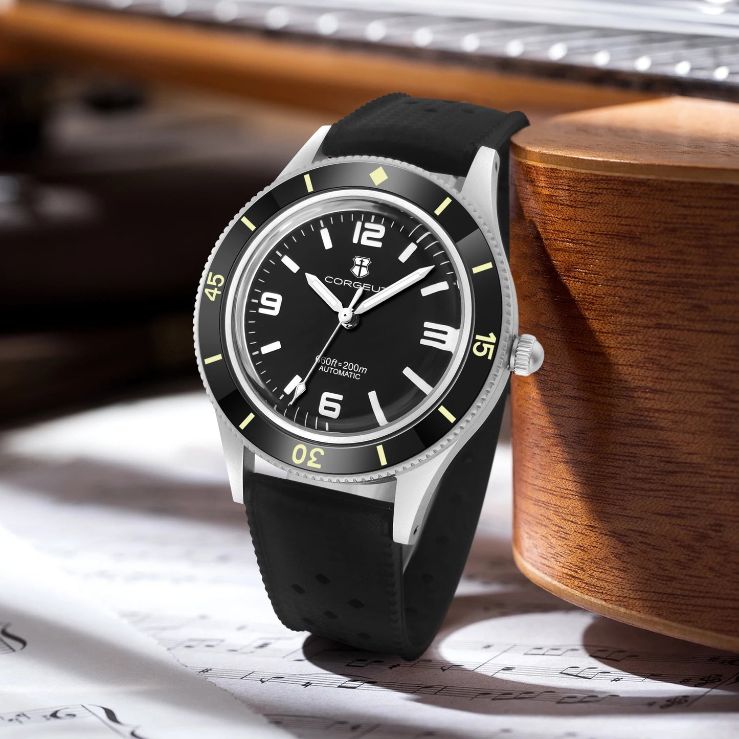 Fifty Fathoms Black New Model
