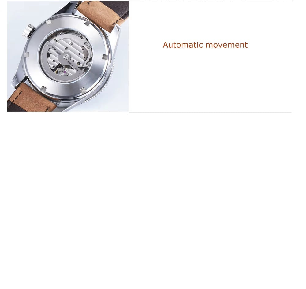 Corgeut Lux Auto Black with Steel Bracelet