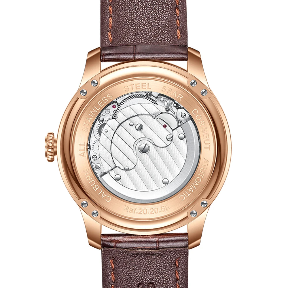 Corgeut Relogio Mens Watch Green