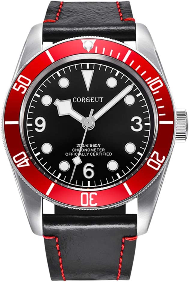 Corgeut Diver Watch Red