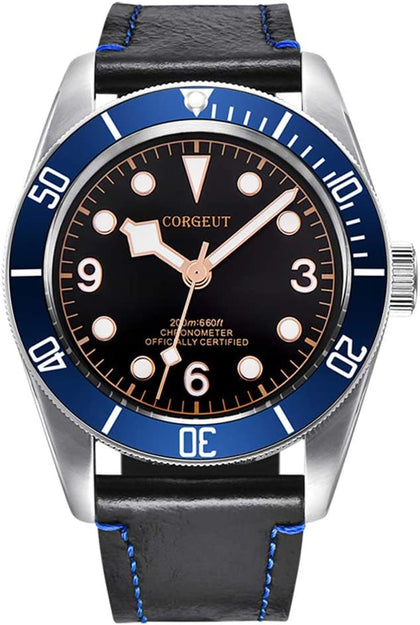 Corgeut Watch Diver Blue and Gold – Corgeut Watches