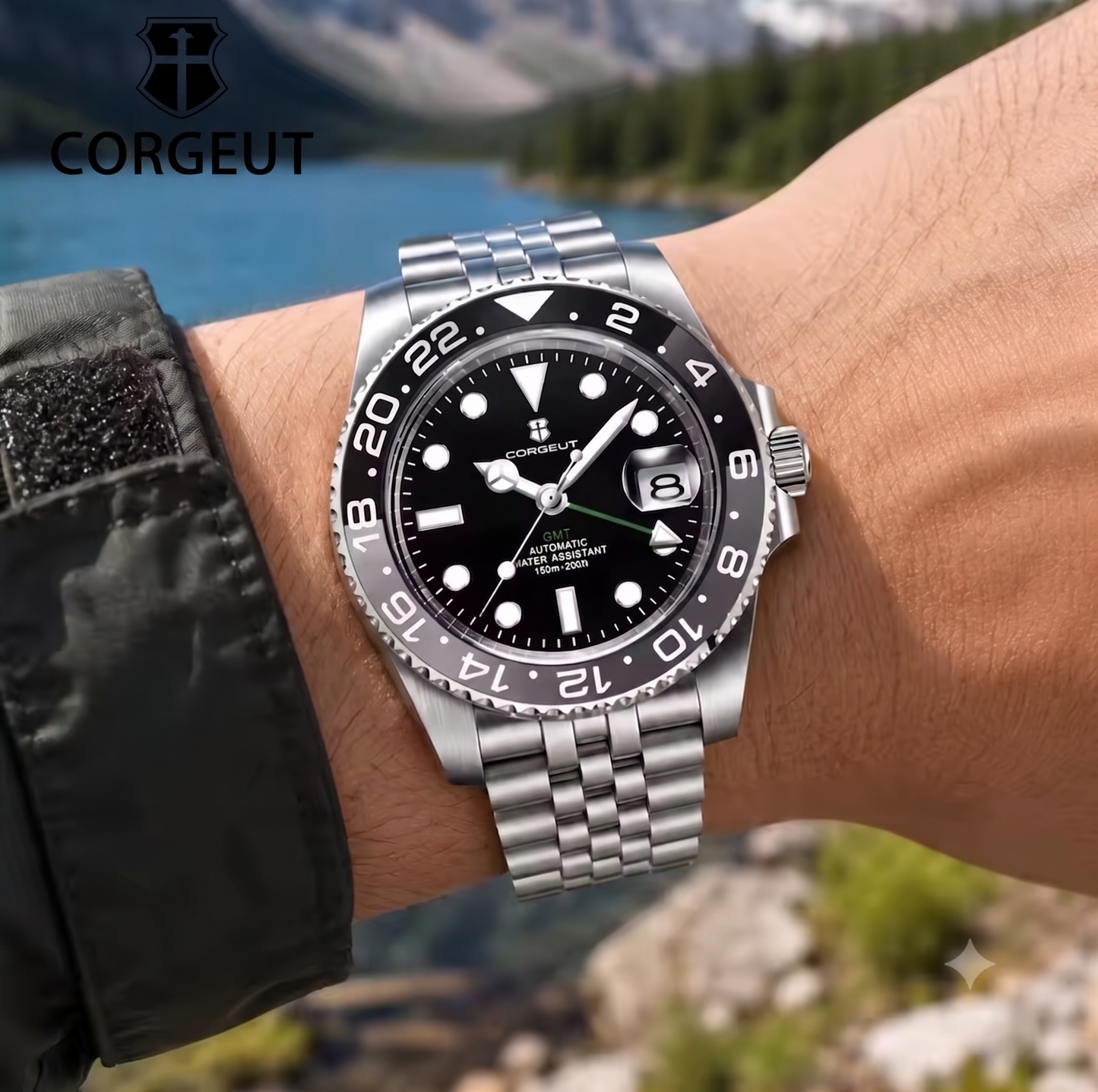 Corgeut GMT Silver