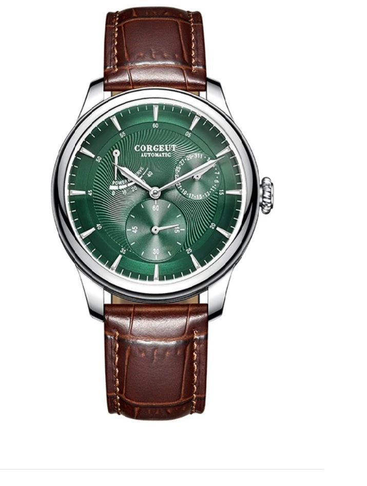 Corgeut Relogio Mens Watch Green