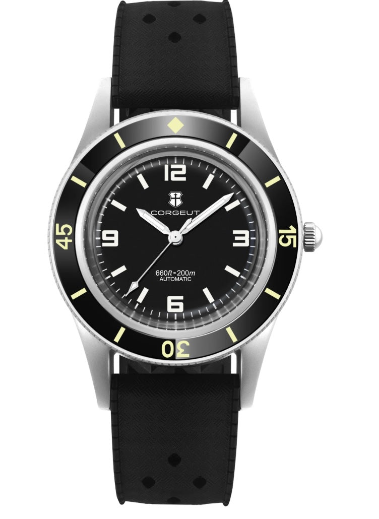 Orologio Automatico Uomo Corgeut 3021AG – Movimento Miyota, Cassa Acciaio 41mm, Vetro Zaffiro, Impermeabile 5ATM